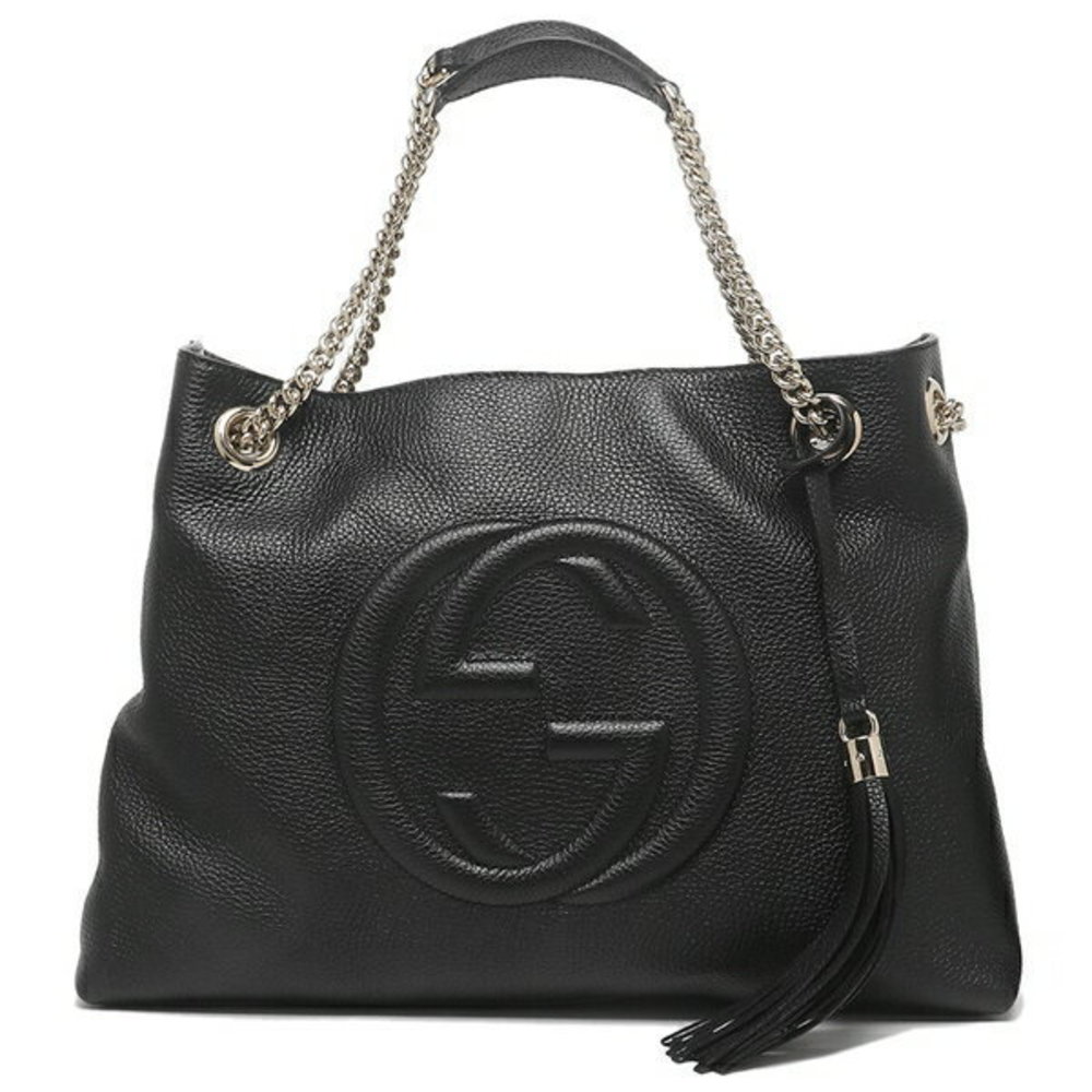 Gucci Outlet Tote Bag Fringe Black